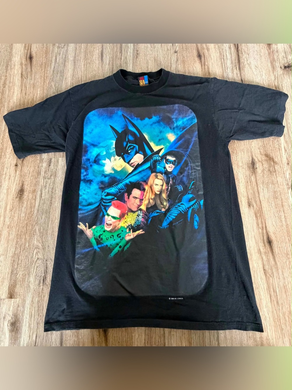 Vintage 1995 BATMAN FOREVER sun tag mens M